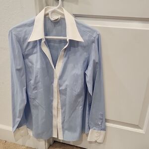 Brooks Brothers Light Blue and White Button Down Shirt